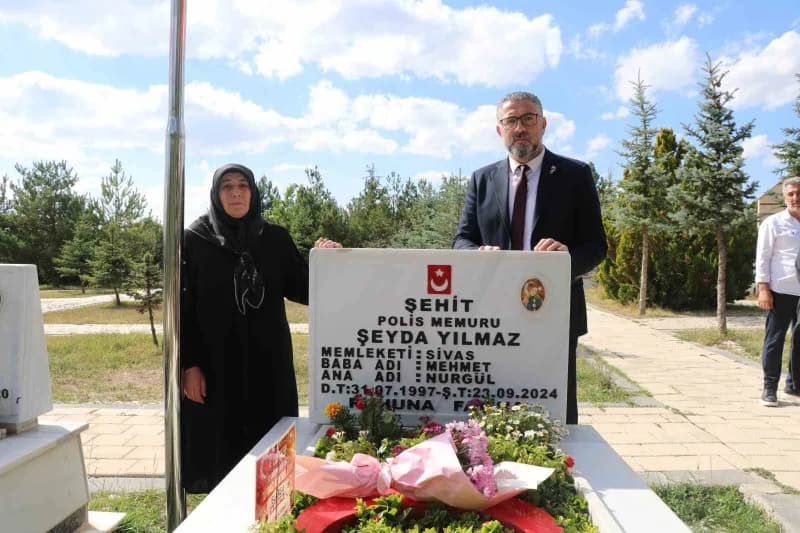 Sivas Şehit ve Gazi Aileleri Derneği Başkanı Fatih Deveci, Şehit Polis memuru Şeyda Yılmaz’ın şehadetinin bir çok genç k