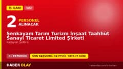 Şenkayam Tarım Turizm İnşaat Taahhüt Sanayi Ticaret Ltd. Şti. Erzurum Şenkaya kamyon şoförü iş ilanı