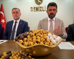 Musa Yılanlı Serinhisar leblebisi projesini tanıtıyor