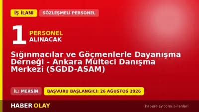 SGDD-ASAM Mersin Farsça Tercüman iş ilanı ve başvuru detayları
