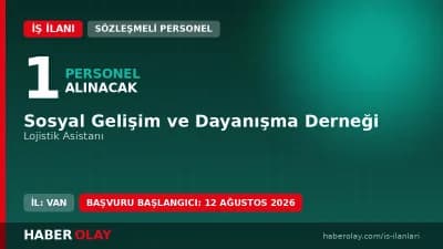 SGDD-ASAM Van Temsilciliği Lojistik Asistanı Personel Alımı Duyurusu