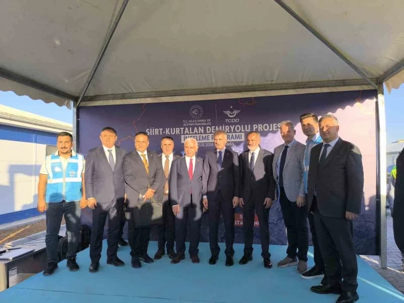 Siirt-Kurtalan Demir Yolu hattında fiziki gerçekleşme yüzde 30'u aşarak 2030 hedefine bir adım daha yaklaştı.