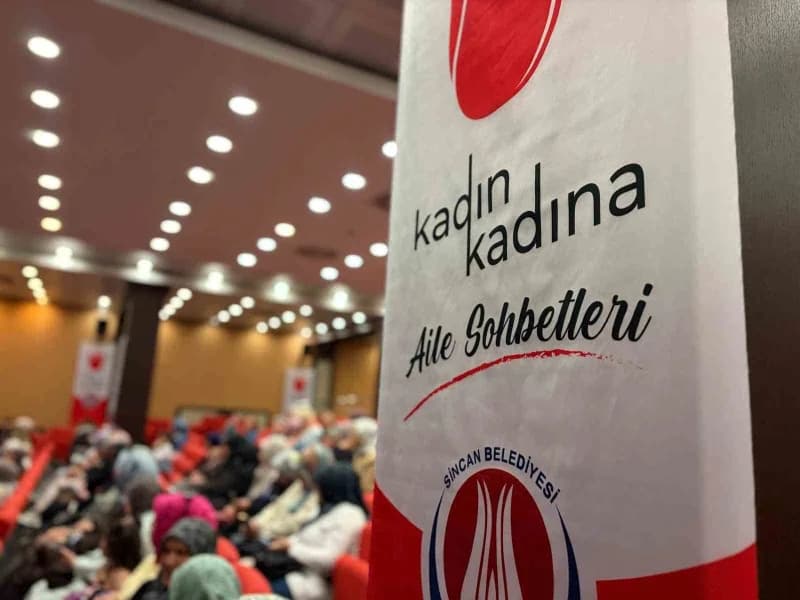 Sincan Belediyesi, Kadın Kadına Aile Sohbetleri Programı ile alanında uzman, birbirinden değerli isimleri Sincanlı hanım