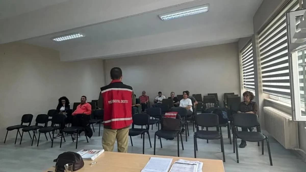 Sinop’ta belediye personeline afet sonrası psikososyal destek eğitimi veriliyor