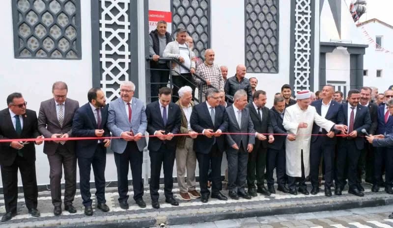 Sinop Durağan’da dualarla ibadete açılan 400 kişi kapasiteli Yeni Camii