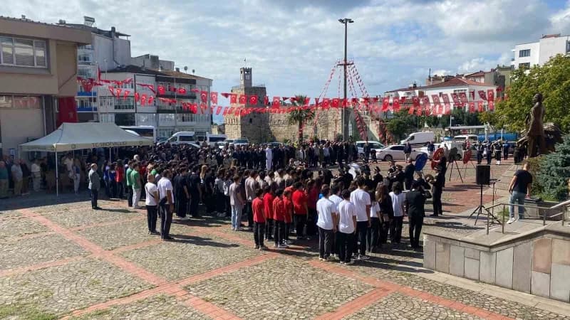 Sinop’ta 19 Eylül Gaziler Günü’nün 105’inci yıl dönümü dolayısıyla tören gerçekleştirildi.