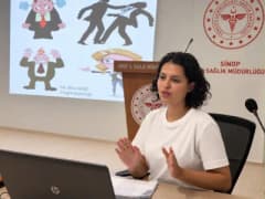 Sinop İl Sağlık Müdürlüğü Hasta Hakları Birimi hizmet içi eğitim sırasında katılımcılar