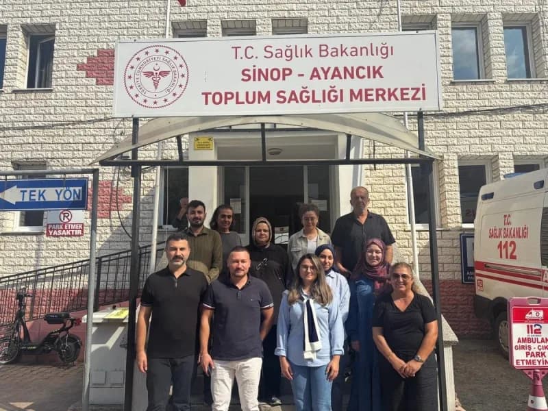 Sinop İl Sağlık Müdürlüğü tarafından Sağlık tesislerinde İş Sağlığı ve güvenliğinin geliştirilmesine yönelik yürütülen ç