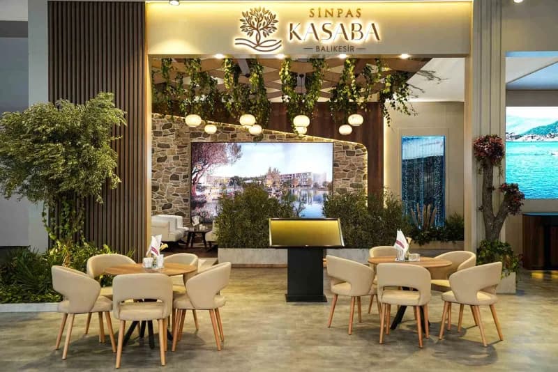 Türkiye ve bölgenin en kapsamlı karma ticaret fuarlarından biri olan MÜSİAD EXPO 2026 fuarında Sinpaş Tatil Evi konsepti
