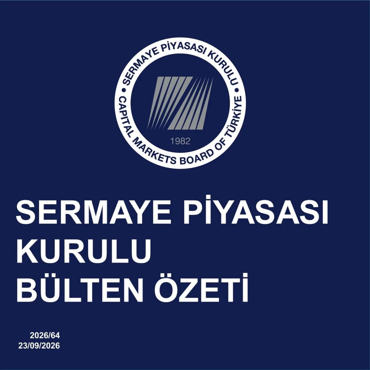 Sermaye Piyasası Kurulu binası önünde Ankara'da çekilmiş genel görünüm