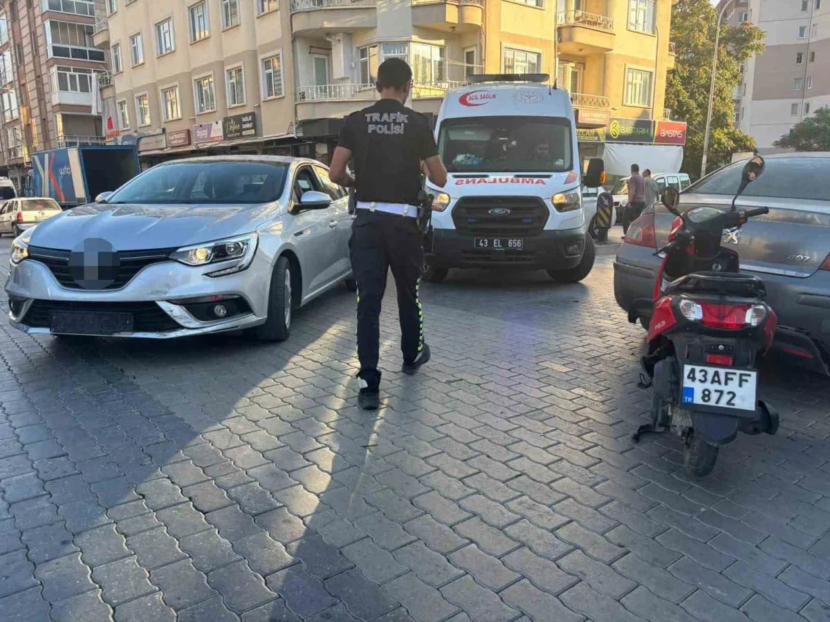 Tavşanlı'da trafik kazası 1 yaralı