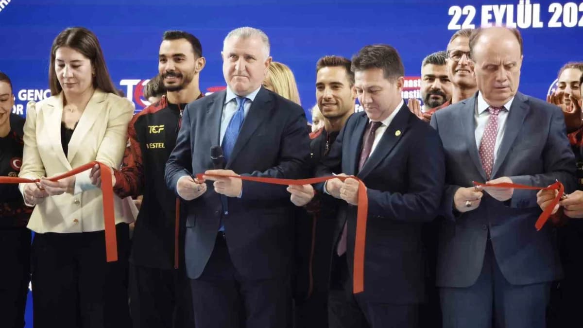 Türkiye Cimnastik Federasyonu yeni cimnastik salonu ve federasyon binası Ankara’da açıldı