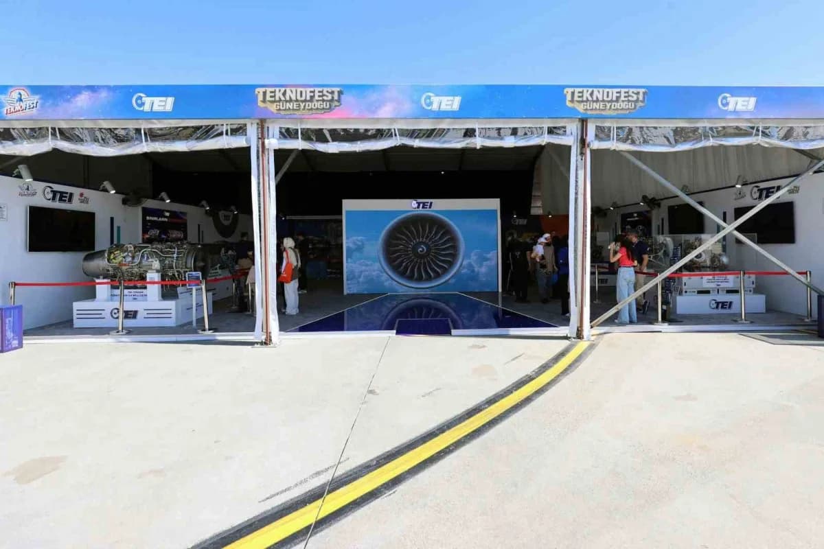 TEI’nin millî havacılık motorları TEKNOFEST Güneydoğu Şanlıurfa’da sergileniyor