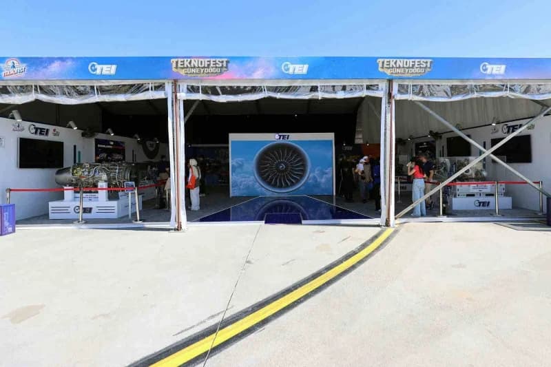TEI’nin millî havacılık motorları TEKNOFEST Güneydoğu Şanlıurfa’da sergileniyor