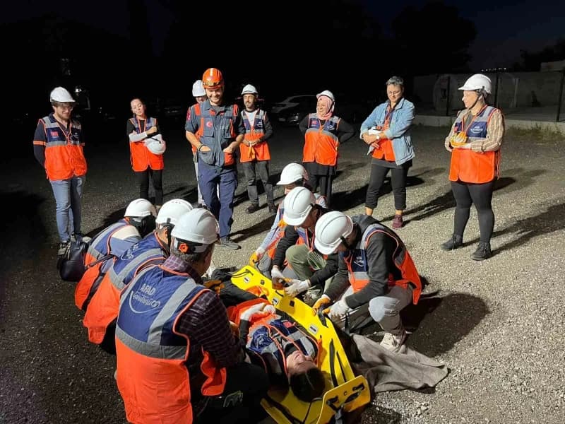 Tekirdağ'da, e-devlet üzerinden AFAD Gönüllüsü olarak 4 ve daha fazla çevrim içi eğitimi tamamlayan gönüllülere yönelik