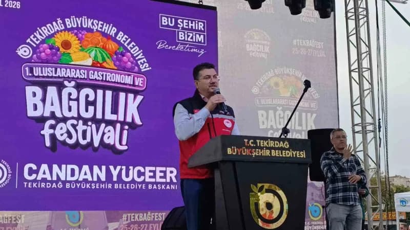 Tekirdağ İl Tarım ve Orman Müdürü Mehmet Aksoy, Tekirdağ'ın Bağcılık ve Üzüm ürünleri açısından önemli bir merkez olduğu