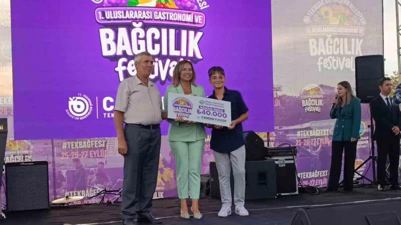 Tekirdağ Büyükşehir Belediyesi tarafından bu yıl ilk kez düzenlenen 1. Uluslararası Gastronomi ve Bağcılık Festivali, ko