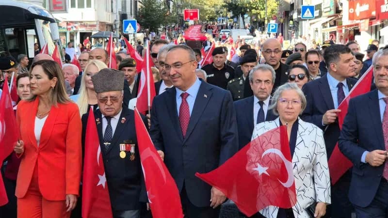 Tekirdağ’da Gaziler Günü’nde anlamlı yürüyüş