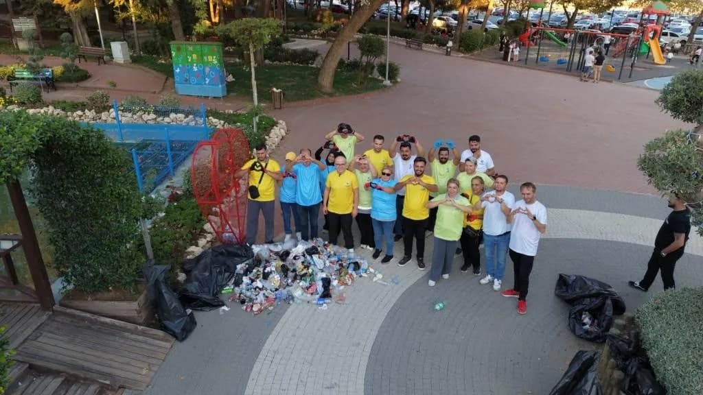 Tekirdağ’da Avrupa Hareketlilik Haftası kapsamında yürüyüş ve spor etkinliklerine katılan vatandaşlar