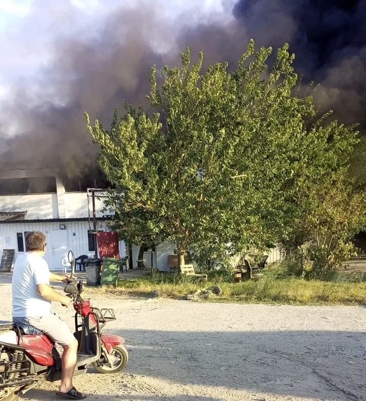 Yangın tedirgin etti.