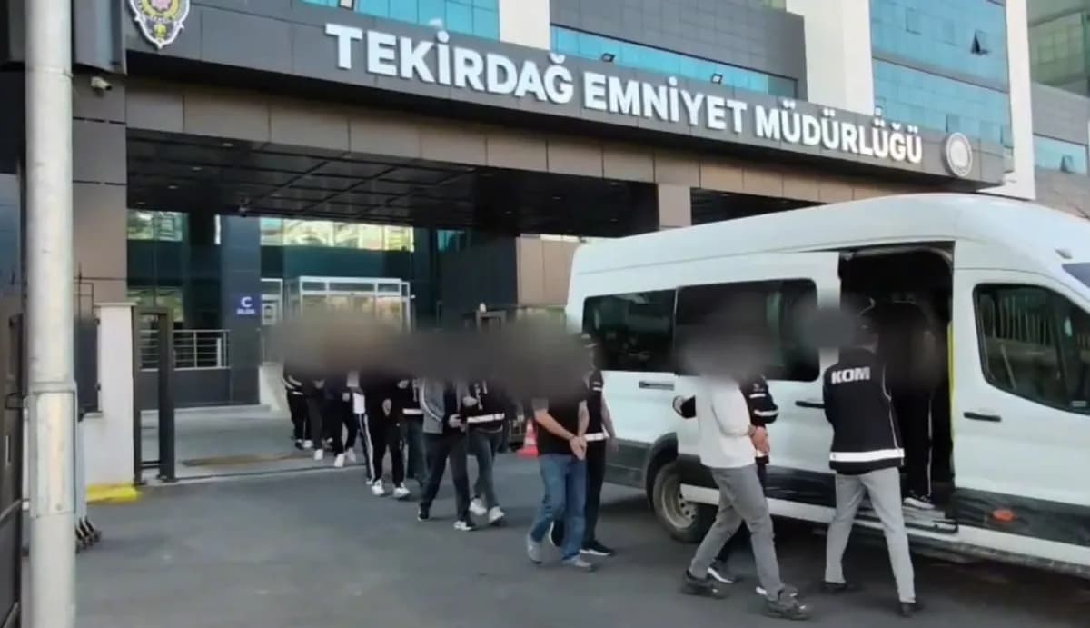 Tekirdağ’da iş yeri ve ikamet kurşunlama olaylarıyla bağlantılı olduğu değerlendirilen organize suç yapılanmasına yöneli