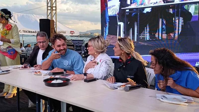 Tekirdağ Büyükşehir Belediyesi tarafından düzenlenen 1. Uluslararası Gastronomi ve Bağcılık Festivali kapsamında Sini Ma