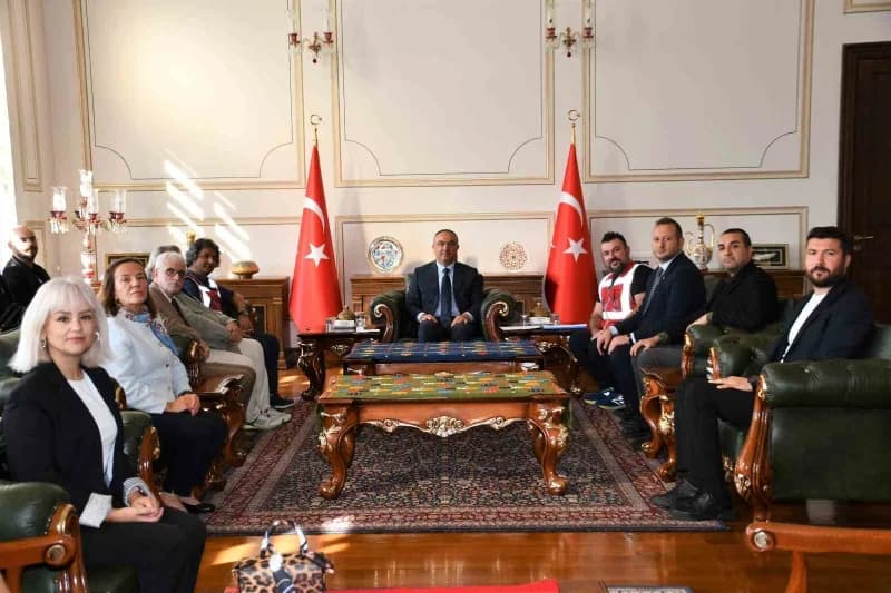 Proje kapsamında İl Kültür ve Turizm Müdürü Ömer Faruk Karaküçük, Proje Yürütücüsü Doç. Dr. Ökkeş Narinç, Proje Yürütücü