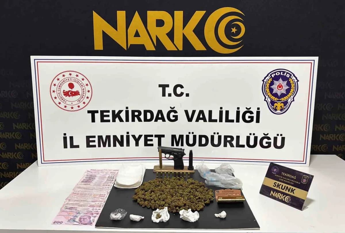 Tekirdağ’da uyuşturucu madde suçlarının önlenmesi ve uyuşturucu ticaretinin engellenmesine yönelik son 2 haftada gerçekl