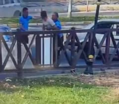Tekirdağ Sahili’nde nefes borusuna şeker kaçan vatanda zabıta ekiplerinin ilk yardım müdahalesi