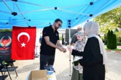 Bingöl Üniversitesi’nde terörle mücadele bilgilendirme standı ve etkinlik görüntüsü