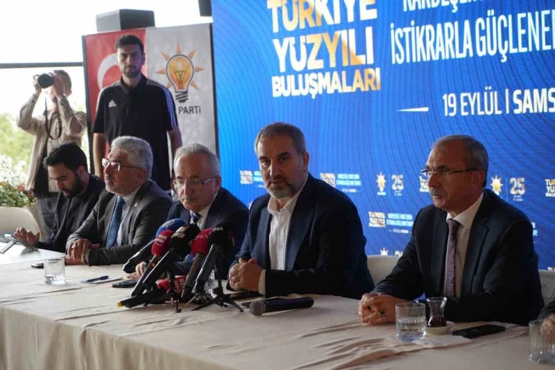 Samsun’da AK Parti İl Başkanlığı’nda düzenlenen ‘Türkiye Yüzyılı Buluşmaları’ programı Canik’te yapıldı.