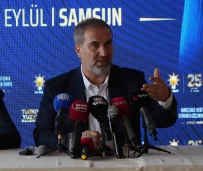 AK Parti Genel Başkan Yardımcısı Mustafa Şen Samsun'da Türkiye Yüzyılı Buluşmaları programında konuşuyor