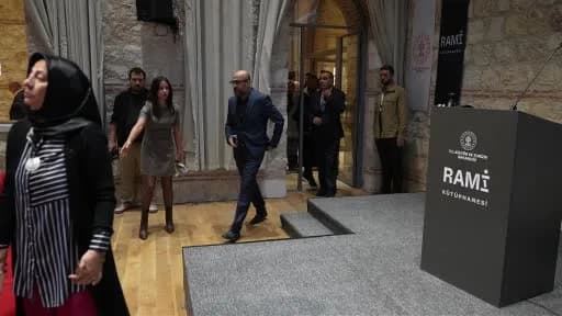 Rami Kütüphanesi'nde düzenlenen terörsüz Türkiye söyleşisinden bir kare
