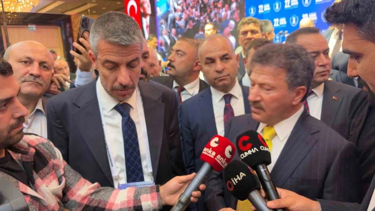 TESK 22. Olağan Genel Kurulu'nda Mehmet Yiğiner genel başkan seçilirken, Ankara'da gerçekleşen toplantıdan bir kare