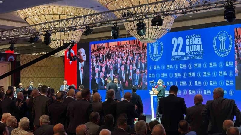 Türkiye Esnaf ve Sanatkarları Konfederasyonu (TESK) 22. Olağan Genel Kurulu sonucu Türkiye Şoförler ve Otomobilciler Fed