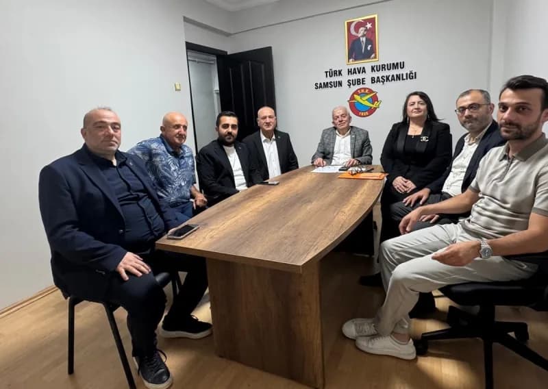 THK Samsun Şube Başkanlığında yeni Yönetim döneminin ilk Yönetim Kurulu toplantısı, Şube Başkanı İsmail Hut Başkanlığınd