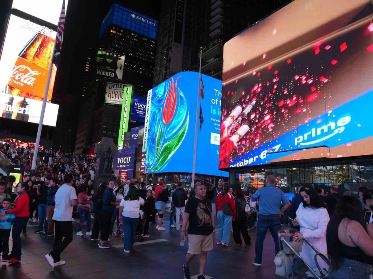 Birleşmiş Milletler (BM) 81. Genel Kurulu ve New York İklim Haftası etkinlikleri kapsamında Türkiye, Times Meydanı’nda e