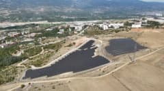 Tokat Gaziosmanpaşa Üniversitesi kampüsünde kurulu güneş enerjisi panelleri ve binalar