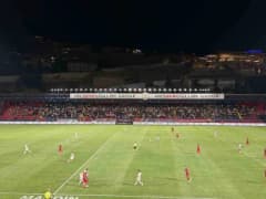 Mardin 21 Kasım Şehir Stadyumu'nda oynanan Trendyol 1. Lig maçında Mardin 1969 Spor ve Kayserispor takımları