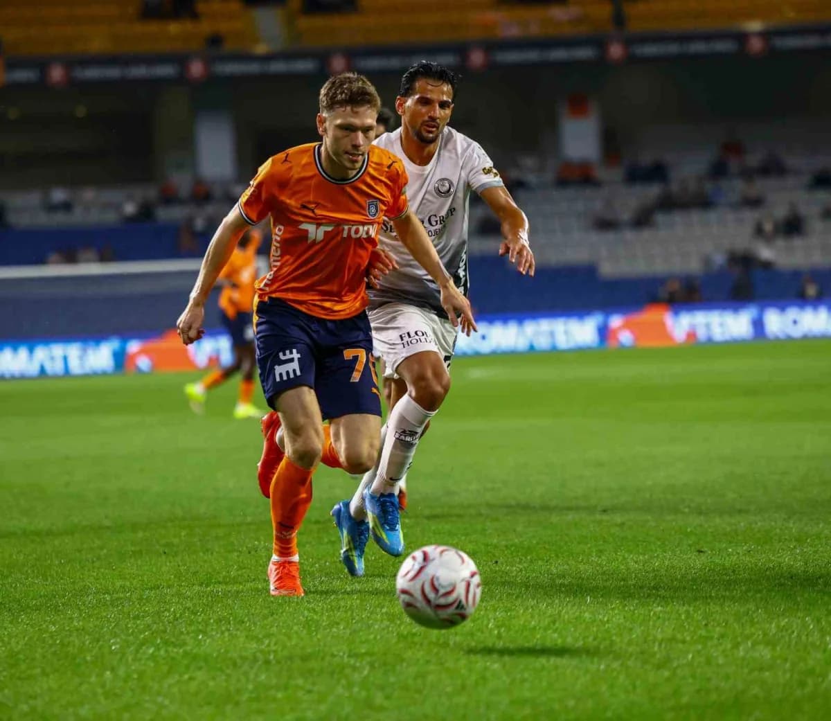 Trendyol Süper Lig 6. haftasında Başakşehir ile Gençlerbirliği arasında oynanan maçtan bir görüntü