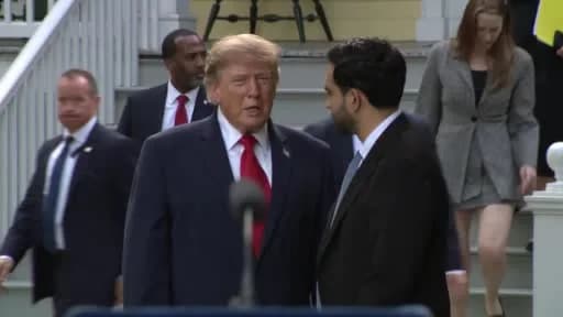 Donald Trump ve Zohran Mamdani Gracie Mansion’da konut krizi üzerine görüşme yaparken
