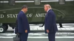 ABD Başkanı Donald Trump ve Çin Devlet Başkanı Xi Jinping Beyaz Saray’da görüşme yaparken
