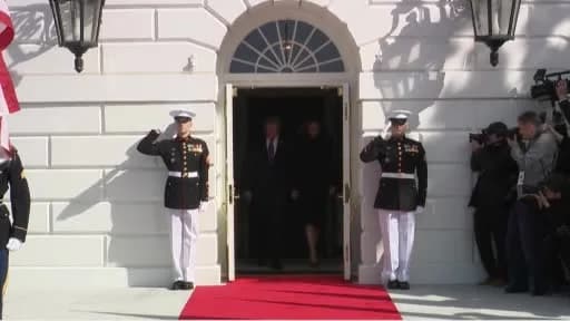 ABD Başkanı Donald Trump, Çin Devlet Başkanı Xi Jinping’i Beyaz Saray’da askeri törenle karşılıyor