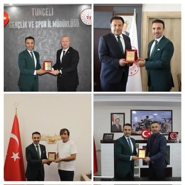 Tunceli’de 39. Ahilik Haftası kapsamında düzenlenen etkinliklerde Esnaf ve sanatkârlar ile kamu kurumlarının temsilciler