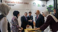 TÜRGEV standında gençlerin eğitim ve teknoloji alanındaki üretimlerinin sergilendiği MÜSİAD EXPO 2026 fuar alanı