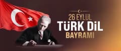 Türk Eğitim-Sen Genel Başkanı Talip Geylan, Türk Dil Bayramı açıklaması yaparken