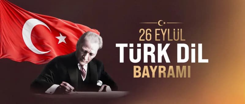 Türk Eğitim-Sen Genel Başkanı Talip Geylan, Türk Dil Bayramı açıklaması yaparken