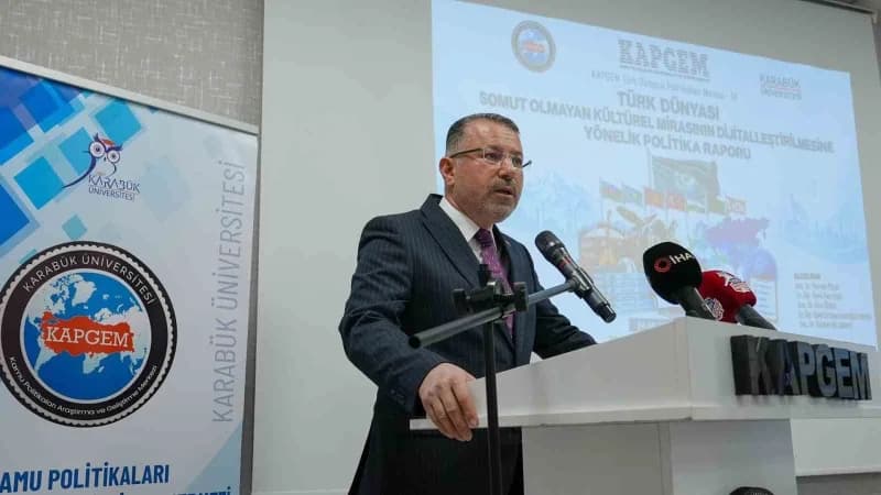 Karabük Üniversitesi'nde Türk dünyasının somut olmayan kültürel mirasının dijitalleştirilmesi toplantısı