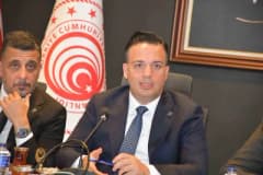 Gaziantep'te düzenlenen TİM Halı Sektör Kurulu toplantısında sektör temsilcileri bir arada