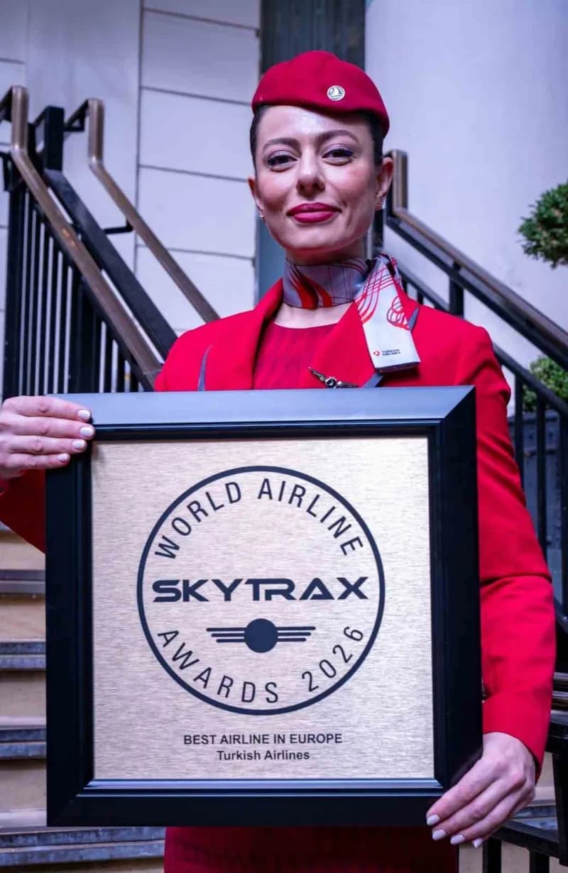 Türk Hava Yolları, 2026 Skytrax Dünya Havayolu Ödülleri'nde 11. Kez "Avrupa'nın En İyi Havayolu" seçildi. Bu başarıyla b